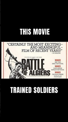 This Movie Trained Soldiers | Battle of Algiers (1966) #shorts