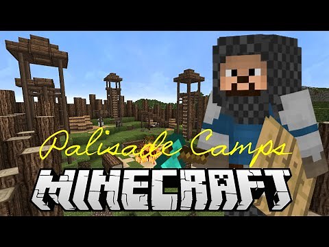 How to build a palisade camp tutorial - Minecraft Super Simple! Series