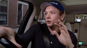 Taron Egerton better hope Sir Elton John never sees this! 😳 Watch their full #CarpoolKaraoke now on your Apple TV app: apple.co/Carpool_Karaoke218 | Carpool Karaoke