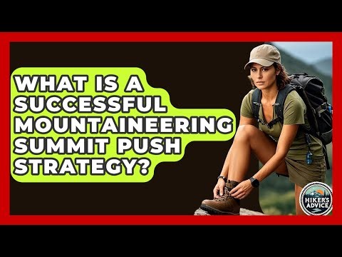 What Is A Successful Mountaineering Summit Push Strategy? - The Hiker's Advice