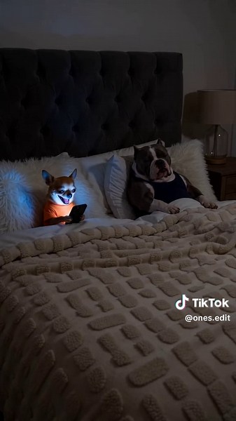 Late Night Chihuahua Antics 📱🐕