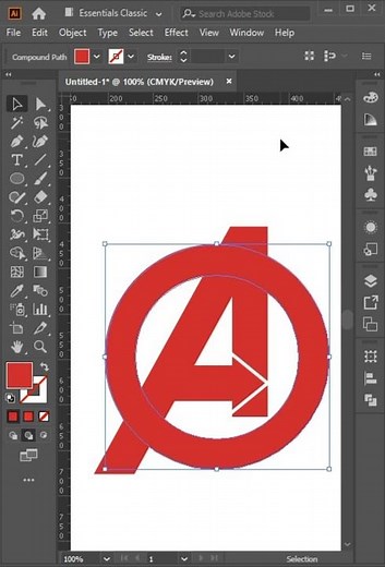 How to Create the Avengers Logo: Step-by-Step Tutorial #AvengersLogoDesign #DesignTutorial