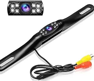 Amazon.com: Kairiyard License Plate Backup Camera, Waterproof 170° View Rear View Reverse Camera Night Vision Back up Camera Systems for Cars Trucks Pickup SUVs Trailer : Electronics