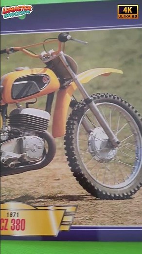 CZ 380 1971 🏍️ | Fiche moto cross vintage