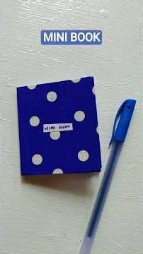 💙MINI BOOK💙 #cute #diy#craft #diycrafts#minibook #ytshorts#trendingshorts #trendingsong #viralshorts
