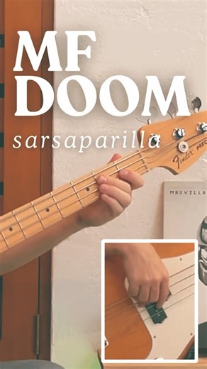 MF DOOM - Sarsaparilla bass tutorial with tabs #MFDOOM
