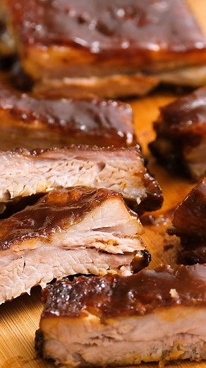3.3K views · 29 reactions | These amazing baby back ribs are mouthwatering and cooked to fall-off-the-bone perfection. Smothered in a sweet and tangy sauce, the oven-baked ribs are simple to prepare and absolutely delicious. FULL RECIPE: https://spaceshipsandlaserbeams.com/ribs/ . . . . #ribs #bbqribs #falloffthebone #ribslover #ribsfordinner #easydinner #comfortfood #meats #smokerlife #grillingseason #spaceshipskitchen | Spaceships and Laser Beams | Facebook
