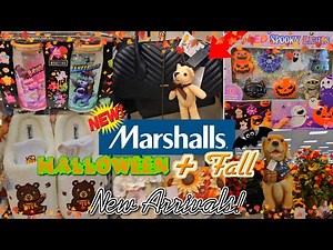 MARSHALLS New Halloween + Fall decor + Walkthrough 2025 🍂🎃👍