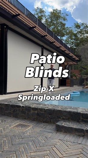 Galaxy Blinds // blinds • curtains • shutters on Instagram: "Patio Essentials! Protect your patio area with these amazing ZipX blinds, enclose your patio so you are well protected all seasons ☀️ 🌧️ 🌬️ 🥶 Quality products like these lasts way longer than others on the market. #patioblinds #patiogoals #zipxblinds"