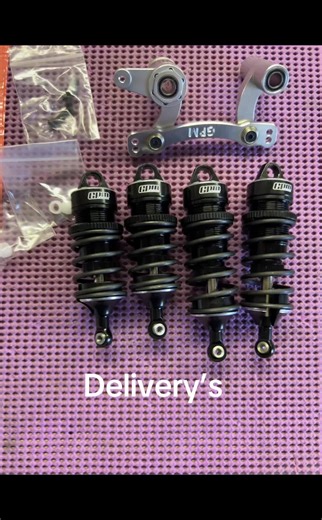 These gpm shocks are cool the shaft is much thicker and all metal #hobby #infraction #rccars #gpm #upgrades @236 Infraction Speedrun RC