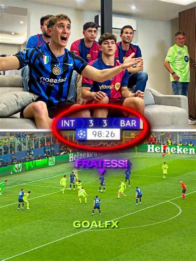 When Inter And Barca Fans Went Crazy 😳🔥