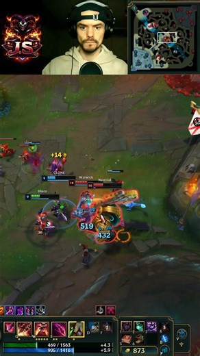 2v1… big mistake 💀 #leagueoflegends #shaco #lolshorts #mindgames