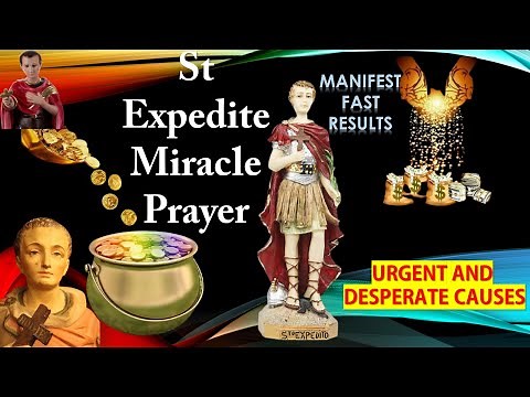 💲💲MOST POWERFUL ST EXPEDITE PRAYER🙏🙏🙏 | For instant Manifestation!! 💰💲Fast results! 💲💰 Quick cash! 🤑