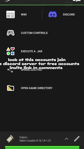 FREE MC ACCOUNT DISCORD LINK I COMMENTS #facts #mimecraft #pojavalauncher #free #premiumaccount