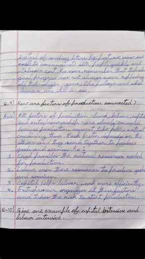 CBSE Class 8th Geography Chapter-7 Factors Of Production All Imp Extra Ques-Ans | Complete Chapter