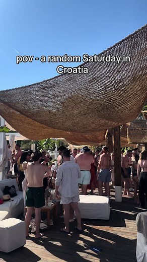 Experiencing Mistral Beach Club in Split, Croatia