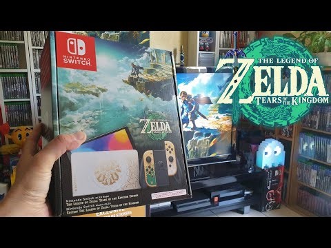 UNBOXING Nintendo SWITCH Oled collector Legend of Zelda: Tears of the Kingdom ⚔️