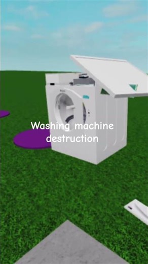 #roblox Washing machine destruction #washingmachine #destruction #laundry