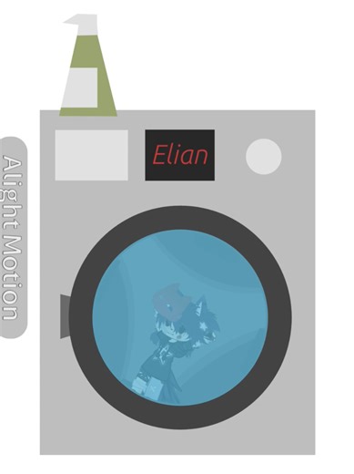 :3 he's fine in the washing machine ☆☆☆ #gachaclub #gacha #animation #almightmotion