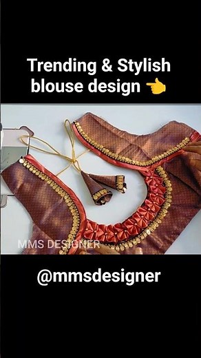 trending & Stylish blouse design 👰‍♀️#shortvideo #ytshorts #mmsdesigner #blouse #stitching #mtailor
