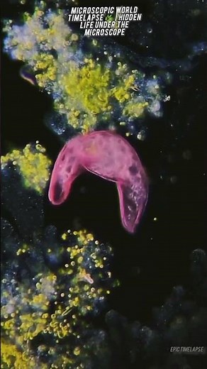 Hidden Microscopic World 🌿 Strange Life Forms Under the Microscope | Real Timelapse #microscopic