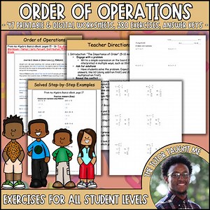 Order of Operations Guided Notes | PEMDAS GEMDAS BODMAS | 3rd 4th 5th Grade Math