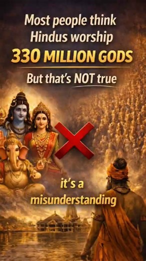 Do Hindus really worship 330 million gods? 🤔 The truth might surprise you… 🔱