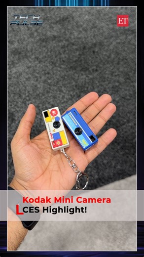 We checked it out at CES 🇺🇸✨ A pocket-sized camera that shoots photos and videos with multiple frames and filters, crisp 1440×1080 output, expandable storage up to 128GB, and a rechargeable battery built for on-the-go creators. Small camera, big content energy. #CES #CES2026 #TechAtCES #CreatorTech #ContentCreators #PocketCamera #Gadgets #TechDiscovery #CameraGear #OnTheGoCreators | The Economic Times