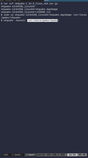 Vulkan Quake On Linux #Short