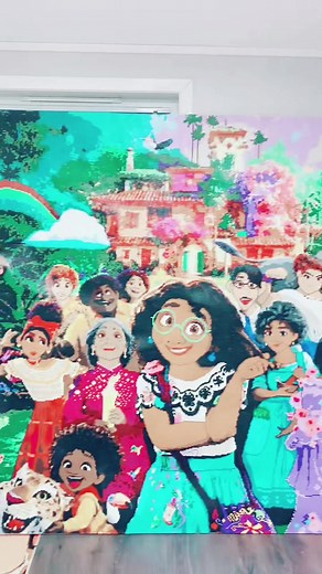 160k beads❤️‍🔥@disney #hamabeadsart #perlerbeadsart #perlerbeads #perlerbeads #disneyencanto