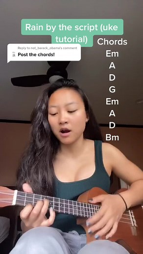 Rain by The Script Ukulele Tutorial with Strumming Patterns