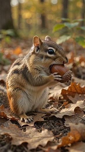 Mind-Blowing Chipmunk Cheek Capacity! 🐿️ #Shorts #Wildlife