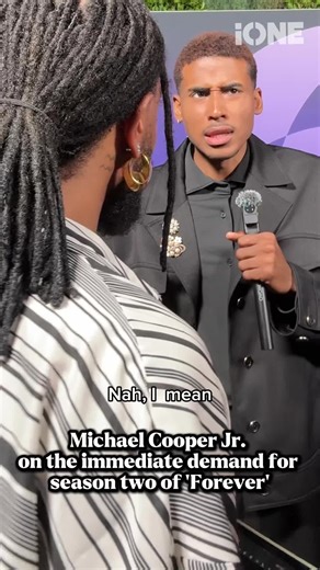 🚨CALLING ALL ‘Forever’ FANS🚨 Michael Cooper Jr. reveals that he received the script for season two while we caught up with him at the BET Something You Can Believe In Dinner. #michaelcooperjr #loviesimone #forever #fyp 🎥/🎤 #miykaeltheemogul
