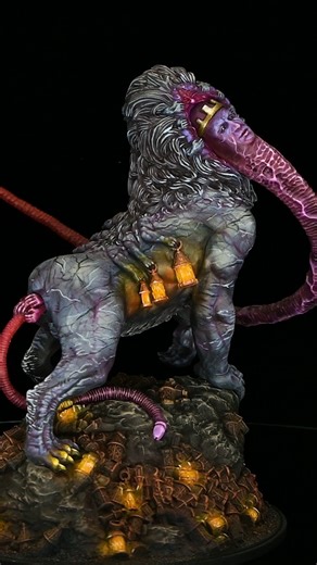 Den of Imagination on Instagram: "Here, monsters are not the exception. They are the norm. And humans are just another resource. Kingdom Death. We paint models for players and collectors. Commissions – link in Bio. #kingdomdeath #kingdomdeathmonster #kdm #darkfantasy #horror #miniatures #miniaturepainting #paintingstudio #tabletop #boardgames #fromvisiontotabletop #handpainted #collector #resinmodels #modelpainting #propaint #custompainting #darkart #figurines #displaypiece #best4minis #boardgam