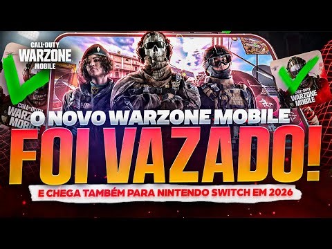 VAZOU NOVO WARZONE MOBILE NO NINTENDO SWITCH🔥🔥🔥 CALL OF DUTY WARZONE MOBILE