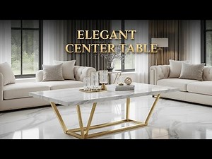 Unique Center Table Designs | Luxury & Cozy Home Interior Inspiration