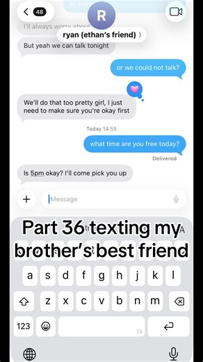 guysssss i’m at his place now ans he bought me flowers because i didn’t sleep well wth😭 #texting #brothersbestfriend #foryoupagе