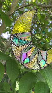 20 reactions | Crescent moon dream catcher order complete. $95 | Oak Ridge Stained Glass Studio | Facebook