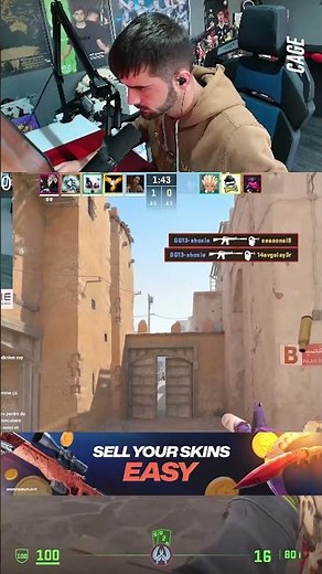 Effortless aim by shox 👀 #cs2 #counterstrike2 #twitchclips
