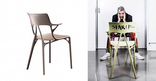 philippe starck on dematerialization, bionism and his A.I. chair for kartell
