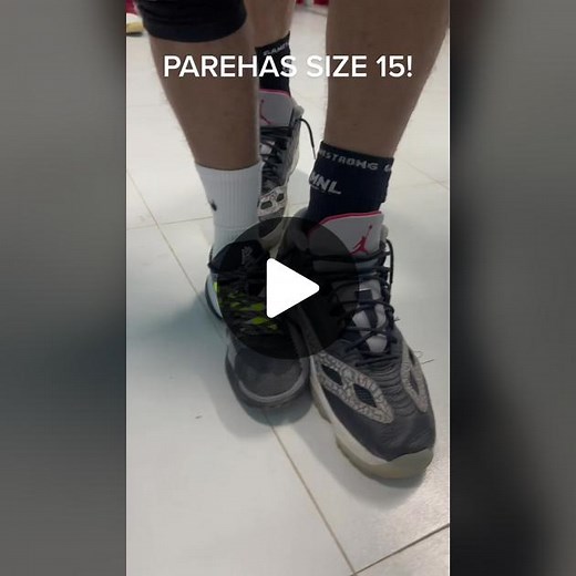 PAREHAS SIZE 15 Men vs 15 cm | Dane Grospe Height Revealed