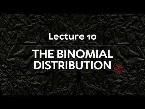 Lec10 The Binomial distribution: Counting successes when conditions are right