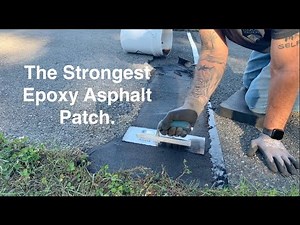 How To Patch Your Asphalt Driveway With Extreme Duty Epoxy Mortar - How To / Easy Install