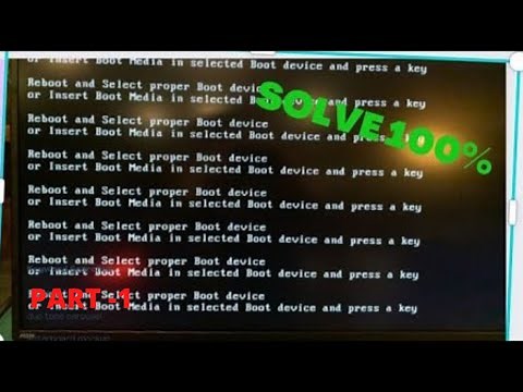 Reboot and Select Proper Boot Device or insert Boot Media in Selected Boot Device and Press a Key