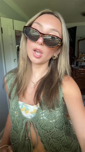 New sunnies went to peach pit yesterday