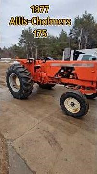 1977 Allis-Chalmers 175 #unclemike #tractor #mechanic #unclemikesgarage