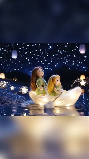 WoolyDreams: Star River Boat Ride! ✨ | Yarn Shorts #WoolyDreams #YarnAnimation