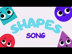 The Shapes Song (4K) | Nursery Rhymes | Nursery Rhymes With Lyrics