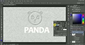 In this tutorial I will show you how to create Letterpress logo Effects in Photoshop | NS Creativity