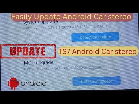 How to Upgrade Android Car Stereo. Software Update of Android head Unit. Firmware update Of Car Unit